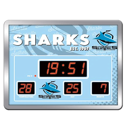 Cronulla Sharks NRL LED Scoreboard Clock!
