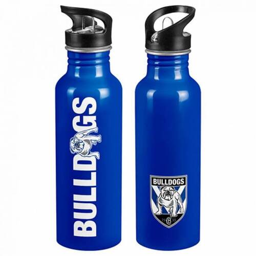 Canterbury Bulldogs NRL Aluminium Water Drink Bottle!