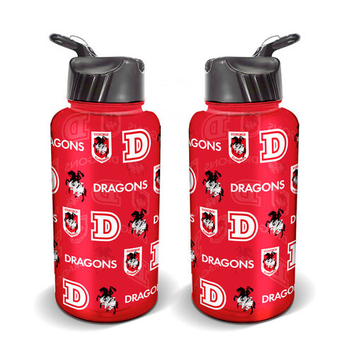 St George Illawarra Dragons NRL Flip Water Drink Bottle!