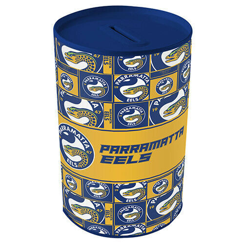 Parramatta Eels NRL Tin Money Box!
