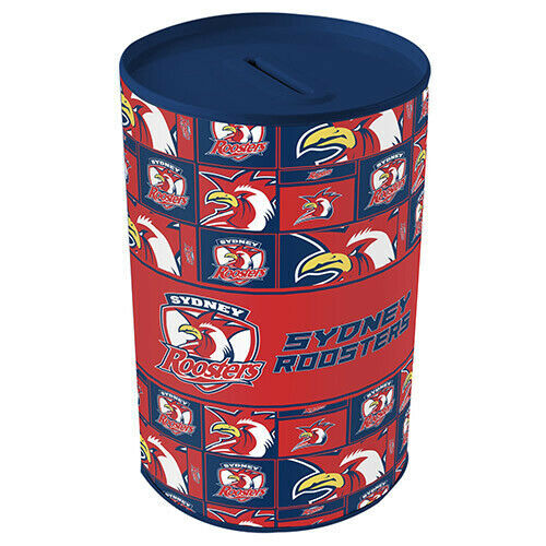 Sydney Roosters NRL Tin Money Box!