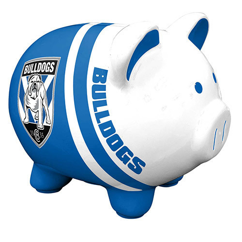 Canterbury Bankstown Bulldogs NRL Piggy Bank Money Box!