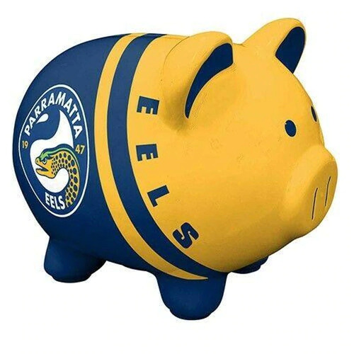 Parramatta Eels NRL Piggy Bank Money Box!
