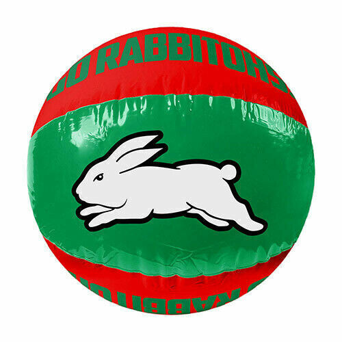 Official NRL South Sydney Rabbitohs Inflatable Beach Pool Play Toy Ball