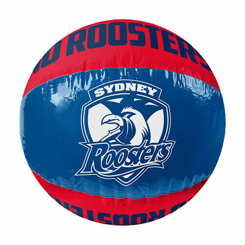 Official NRL Sydney Roosters Inflatable Beach Pool Play Toy Ball