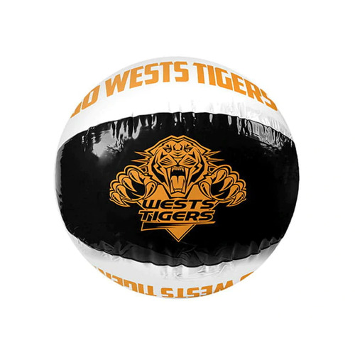 Official NRL West Tigers Inflatable Beach Pool Play Toy Ball