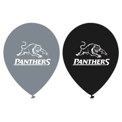 Official NRL Penrith Panthers Birthday Party Balloons 8 Pack