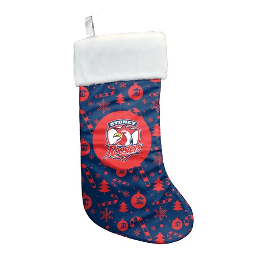Sydney Roosters NRL Christmas Stocking Hanging Sock Gift Bag