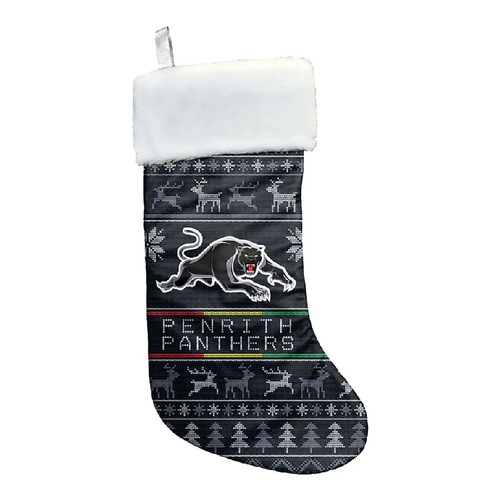 Penrith Panthers NRL Xmas Christmas Stocking Hanging Sock Gift Bag!