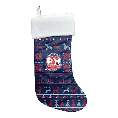 Sydney Roosters NRL Xmas Christmas Stocking Hanging Sock Gift Bag!
