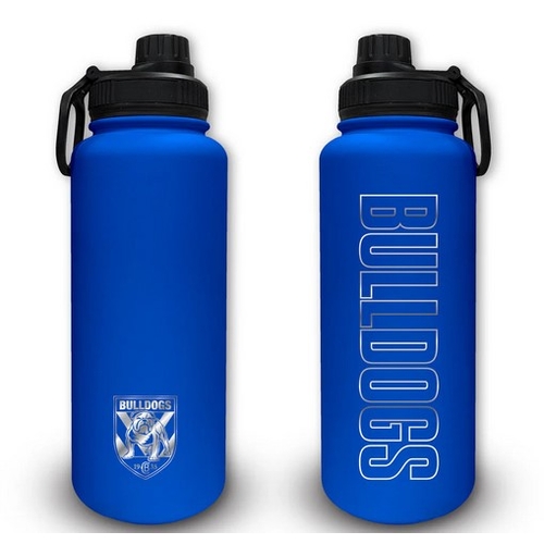 Canterbury Bankstown Bulldogs NRL Stainless Steel 960ml Drink Bottle!