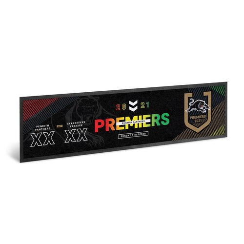 Penrith Panthers NRL Premiers 2021 Team Bar Runner *IN STOCK*