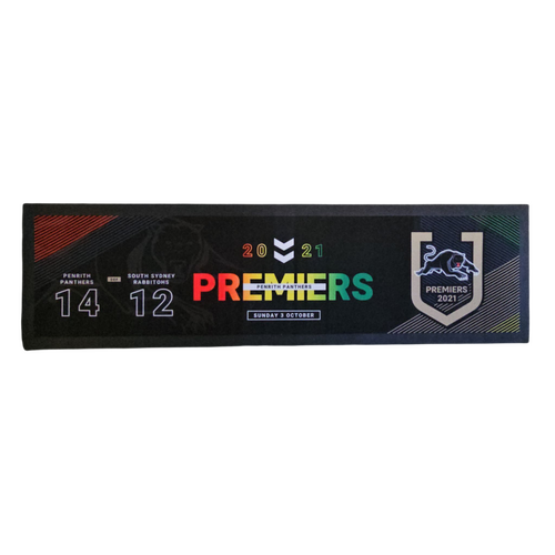 Penrith Panthers NRL Premiers 2021 Team Bar Runner *IN STOCK*