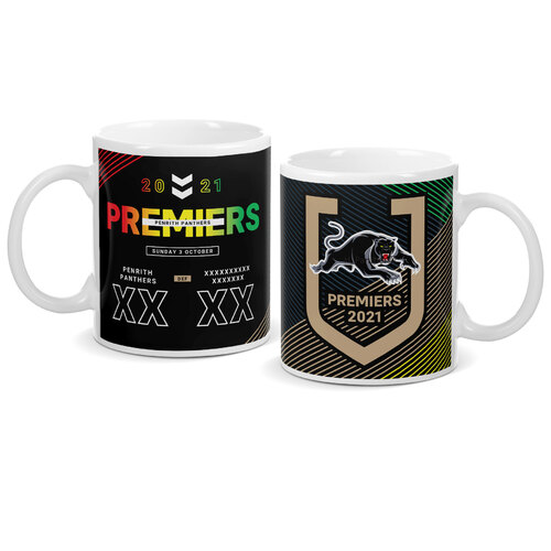 Penrith Panthers NRL Premiers 2021 Team Coffee Mug *IN STOCK*