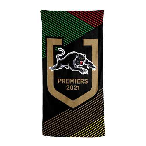 Penrith Panthers NRL Premiers 2021 Bath Beach Pool Towel P2