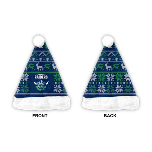 Canberra Raiders NRL NRL Xmas Christmas Santa Hat!