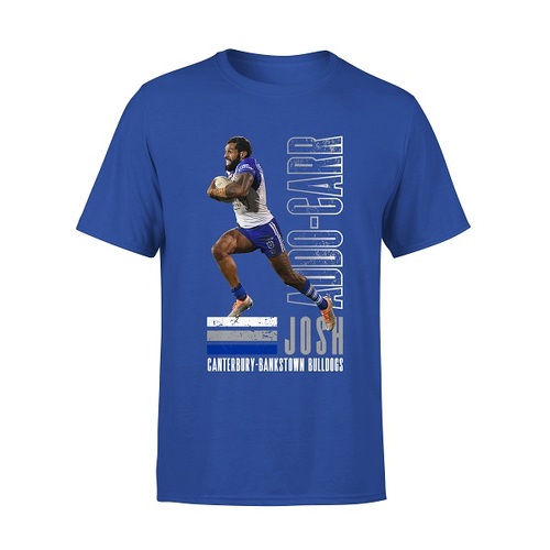 Josh Addo-Carr Bulldogs NRL 2023 Player Tee Shirt Size S-5XL!