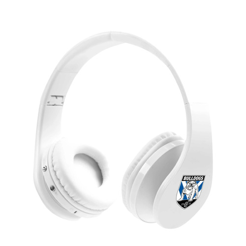 Canterbury Bulldogs NRL Foldable Bluetooth Stereo Headphones!