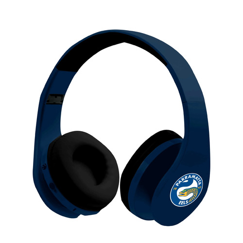 Parramatta Eels NRL Foldable Bluetooth Stereo Headphones!