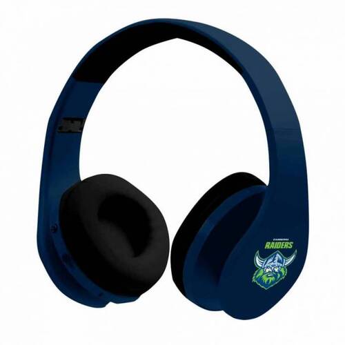 Canberra Raiders NRL Foldable Bluetooth Stereo Headphones!