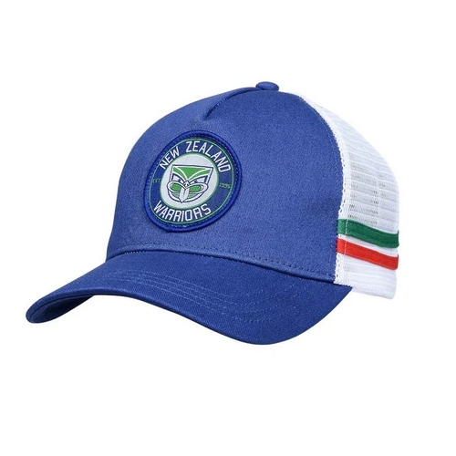 New Zealand Warriors NRL Retro Striped Trucker Cap Hat!