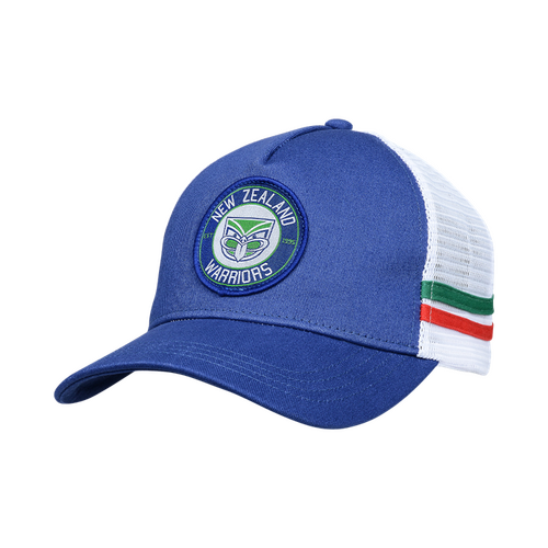 New Zealand Warriors NRL Retro Striped Trucker Cap Hat!