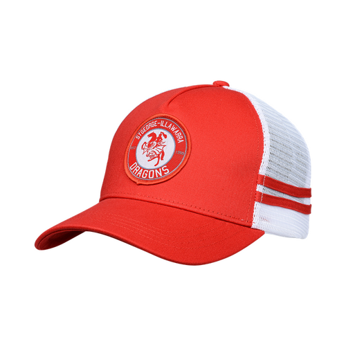 St George ILL Dragons NRL Retro Striped Trucker Cap Hat!