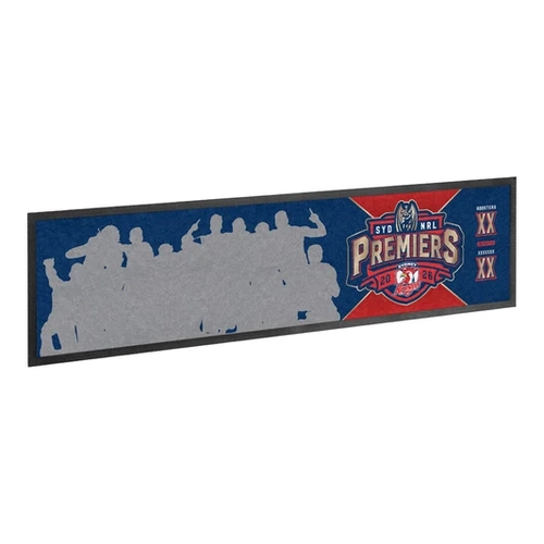 Sydney Roosters NRL Premiers 2026 Bar Runner Mat P2! PRESALE