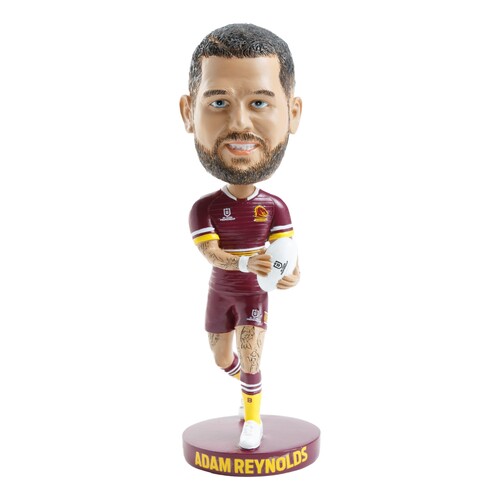 Adam Reynolds Brisbane Broncos NRL Bobblehead Collectable 18cm Tall Statue Gift!