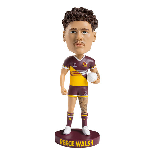 Reece Walsh Brisbane Broncos NRL Bobblehead Collectable 18cm Tall Statue Gift!