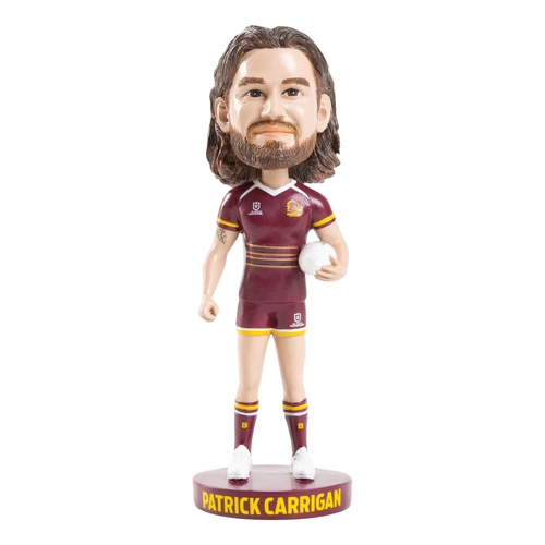 Patrick Carrigan Brisbane Broncos NRL Bobblehead Collectable 18cm Tall Statue Gift!