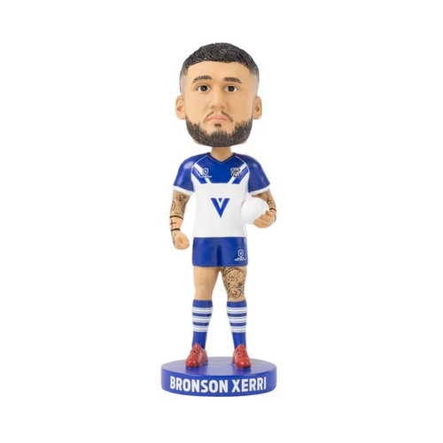 Bronson Xerri Canterbury Bulldogs NRL Bobblehead Collectable 18cm Tall Statue Gift!