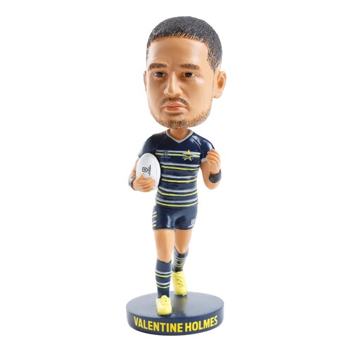 Valentine Holmes North Queensland Cowboys NRL Bobblehead Collectable 18cm Tall Statue Gift!