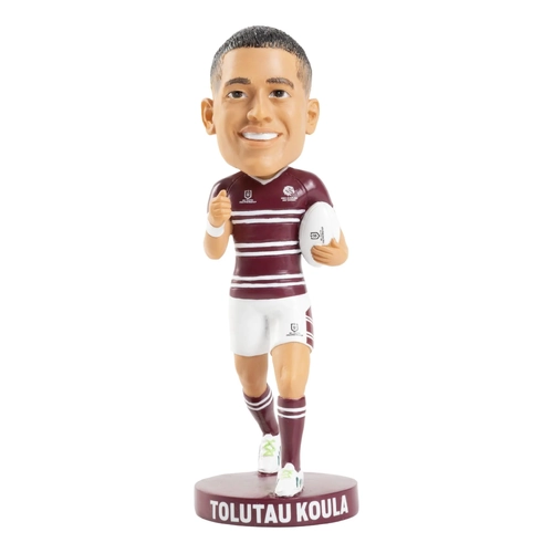 Toluta'u Koula Manly Sea Eagles NRL Bobblehead Collectable 18cm Tall Statue Gift!