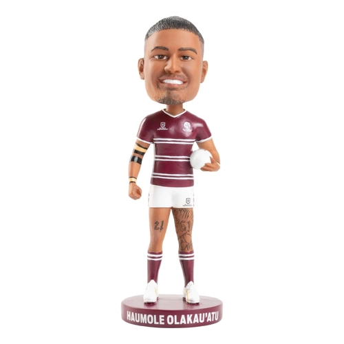 Haumole Olakau'atu Manly Sea Eagles NRL Bobblehead Collectable 18cm Tall Statue Gift!