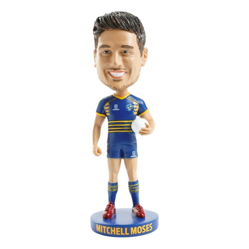 Mitchell Moses Parramatta Eels NRL Bobblehead Collectable 18cm Tall Statue Gift!