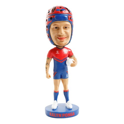Kalyn Ponga Newcastle Knights NRL Bobblehead Collectable 18cm Tall Statue Gift!