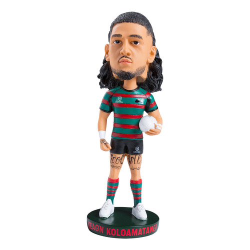 Keaon Koloamatangi Rabbitohs NRL Bobblehead Collectable 18cm Tall Statue Gift!