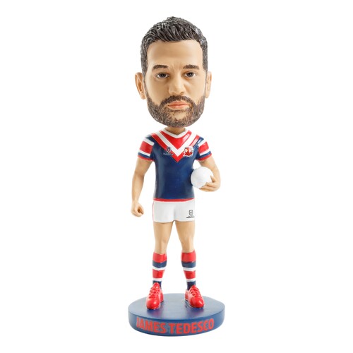 James Tedesco Sydney Roosters NRL Bobblehead Collectable 18cm Tall Statue Gift!