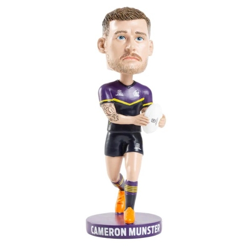 Cameron Munster Melbourne Storm NRL Bobblehead Collectable 18cm Tall Statue Gift!