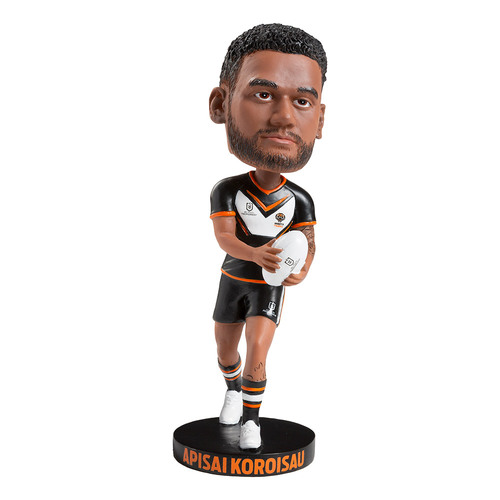 Api Koroisau West Tigers NRL Bobblehead Collectable 18cm Tall Statue Gift!