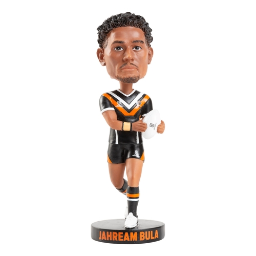 Jahream Bula Wests Tigers NRL Bobblehead Collectable 18cm Tall Statue Gift!