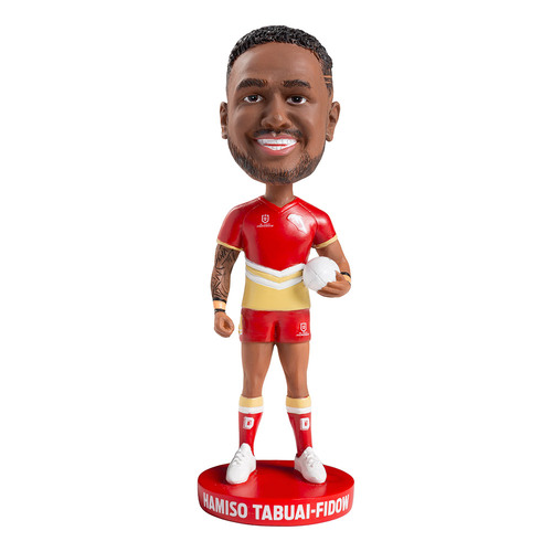 Hamiso Tabuai-Fidow Dolphins NRL Bobblehead Collectable 18cm Tall Statue Gift!