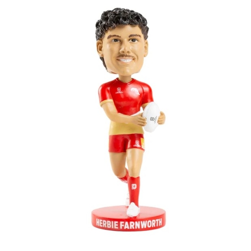 Herbie Farnworth Dolphins NRL Bobblehead Collectable 18cm Tall Statue Gift!