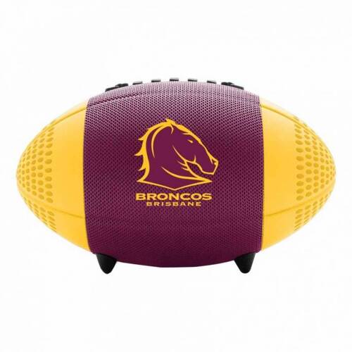 Brisbane Broncos NRL Wireless Football Bluetooth Speaker!