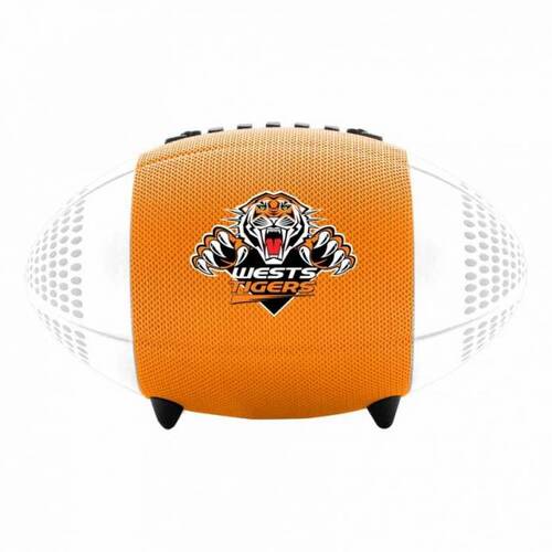 Wests Tigers NRL Wireless Football Bluetooth Speaker!