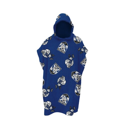 Canterbury Bulldogs NRL Youth Hooded Beach Towel!