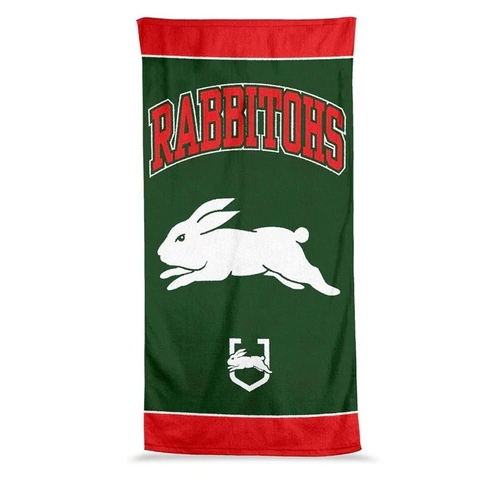 South Sydney Rabbitohs NRL Jumbo Beach Bath Towel 90cm by 170cm!