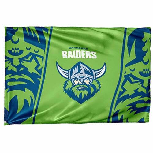 Official NRL Canberra Raiders Game Day Flag 60 x 90 cm (NO STICK/FLAG POLE)