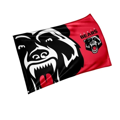Perth Bears NRL Game Day Flag 60 x 90 cm (NO STICK/FLAG POLE)
